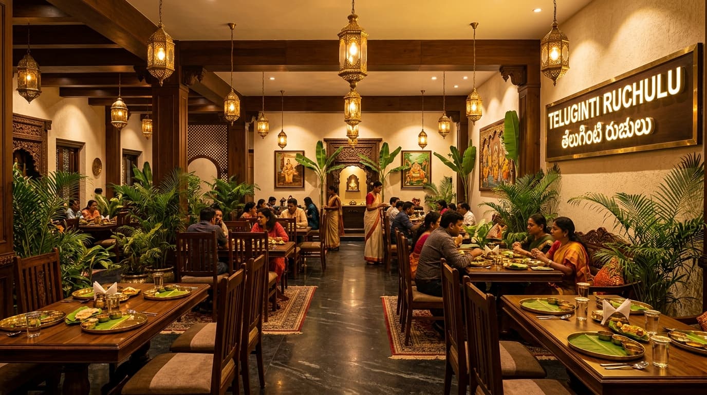 Teluginti Ruchulu Restaurant Ambiance