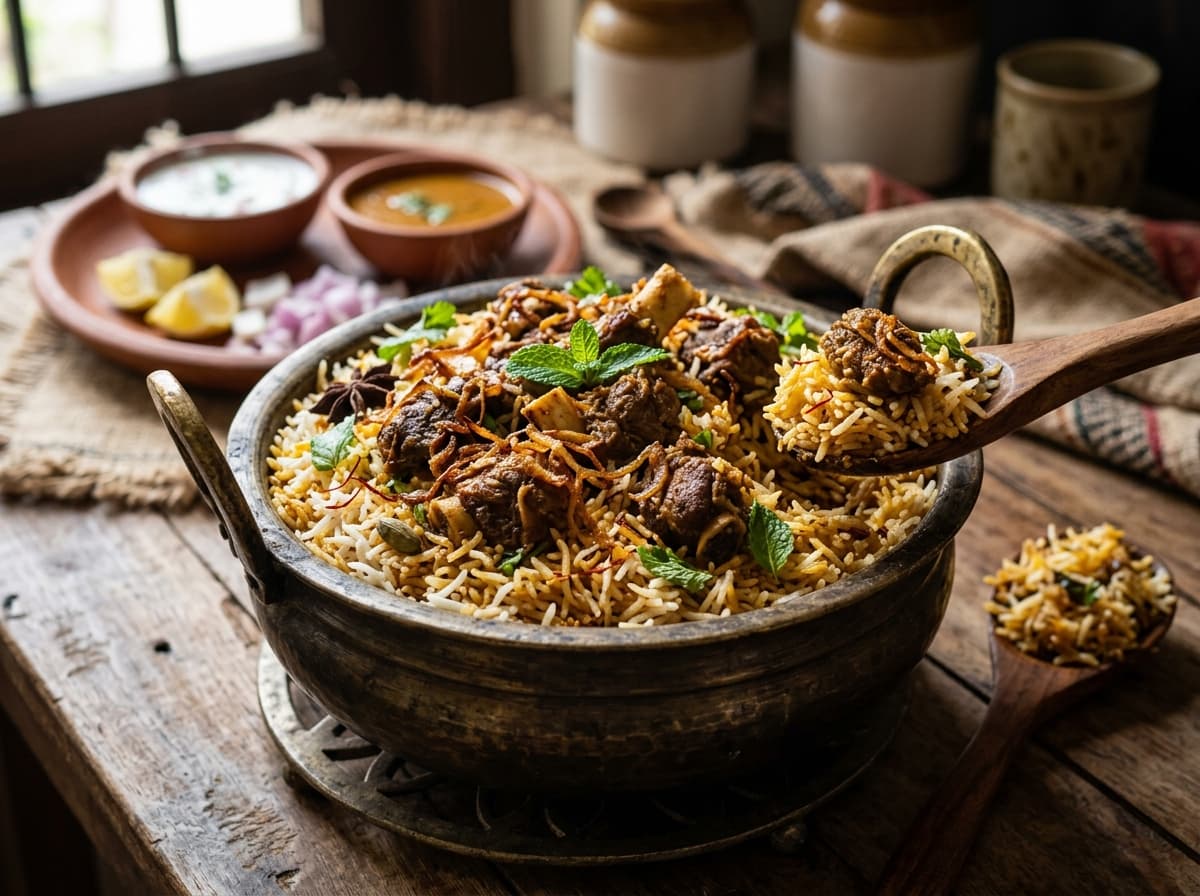 Mutton Dum Biryani