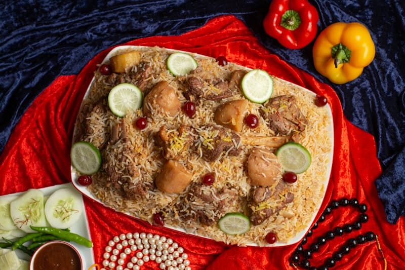Chicken Fry Bagara Rice